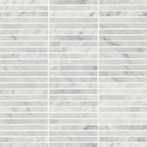 Chroma 2" x 18" Glossy Porcelain Field Tile in White
